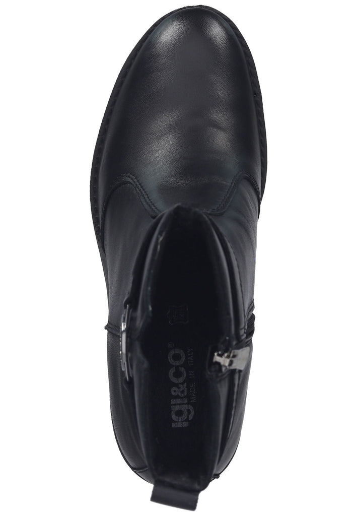 IGI&CO Stiefelette Nappaleder Schwarz