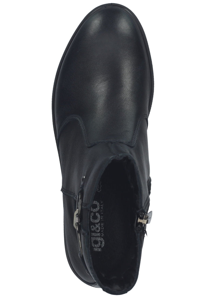 IGI&CO Stiefelette Nappaleder Schwarz