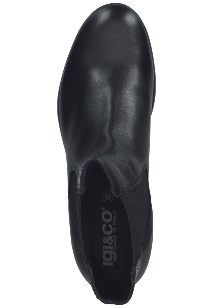 IGI&CO Stiefelette Nappaleder Schwarz
