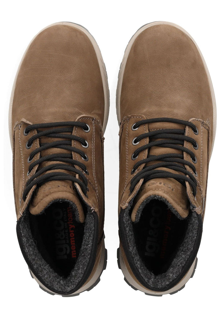 IGI&CO Stiefelette Nubukleder Hellbraun Warmfutter