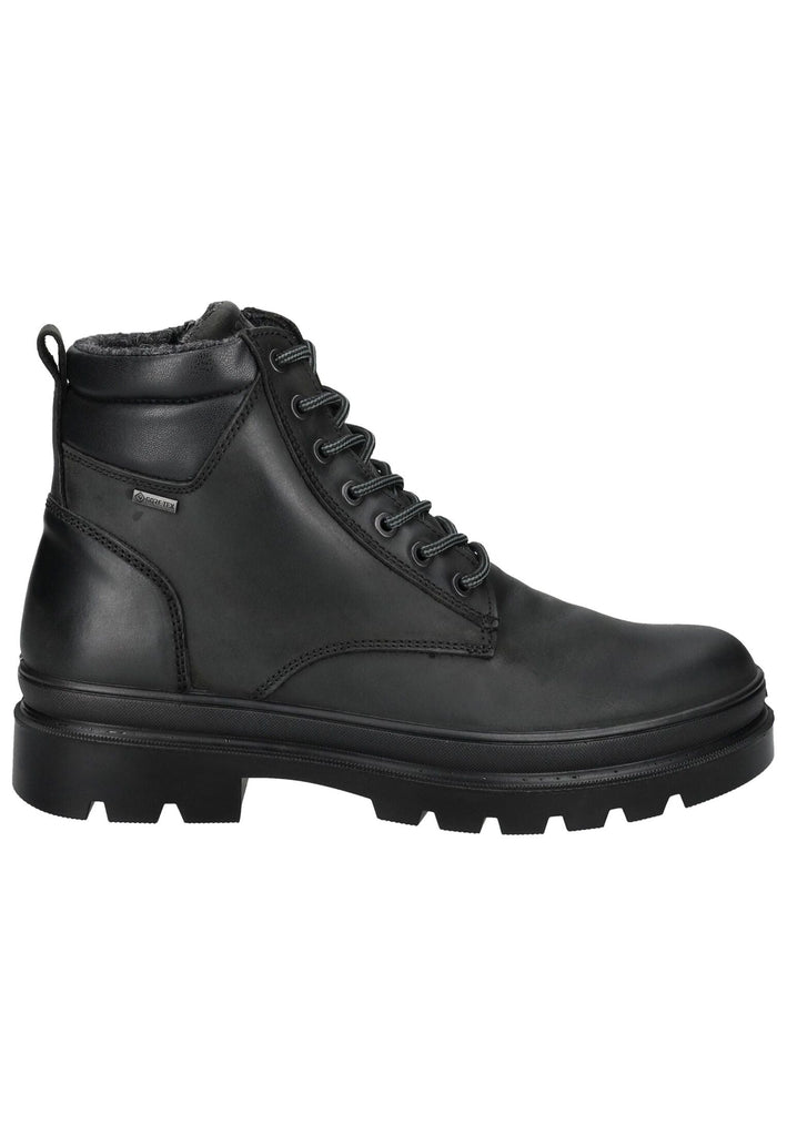 IGI&CO Stiefelette Nubukleder/Textil Schwarz Warmfutter