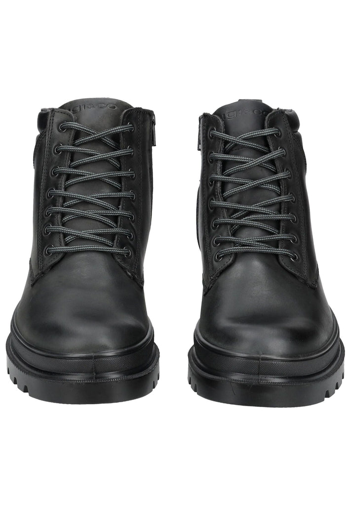 IGI&CO Stiefelette Nubukleder/Textil Schwarz Warmfutter