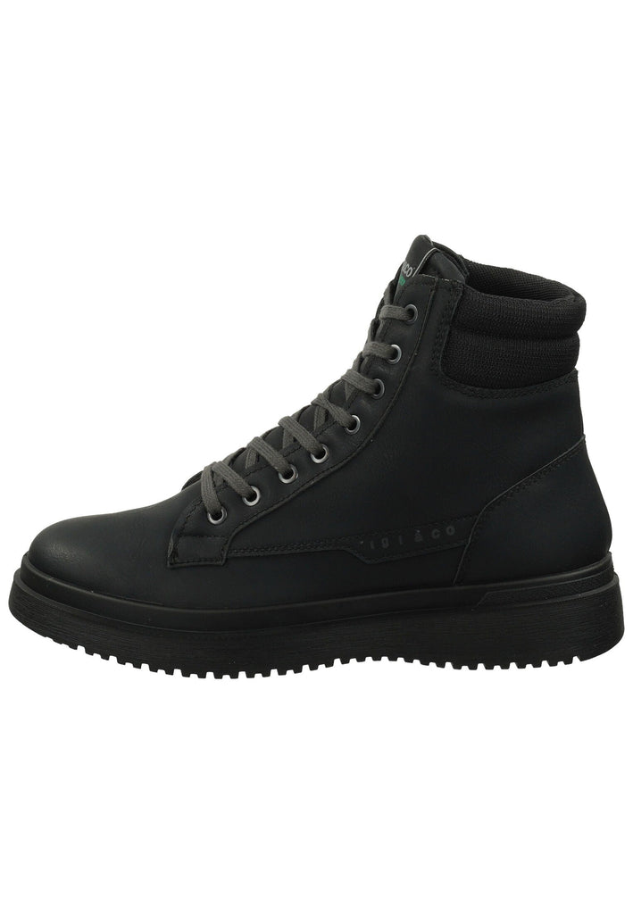Stiefeletten IGI&CO Stiefelette Nubukleder Dunkelblau Warmfutter