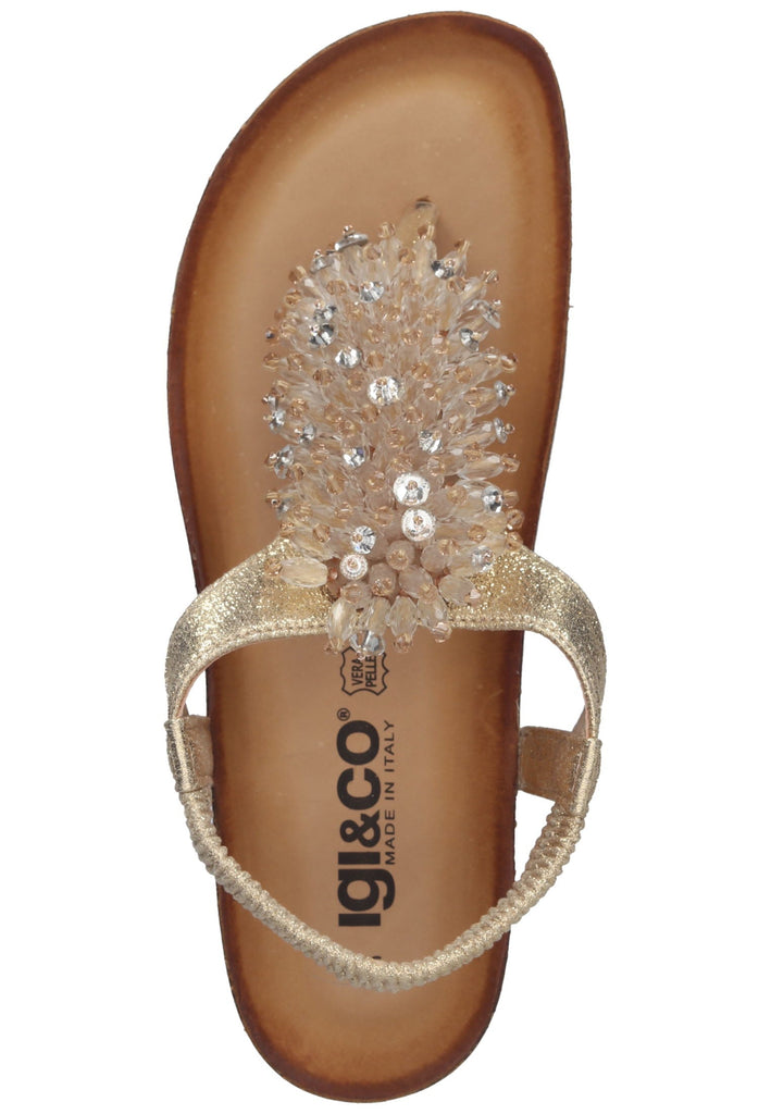 IGI&CO Zehensteg Leder Platin