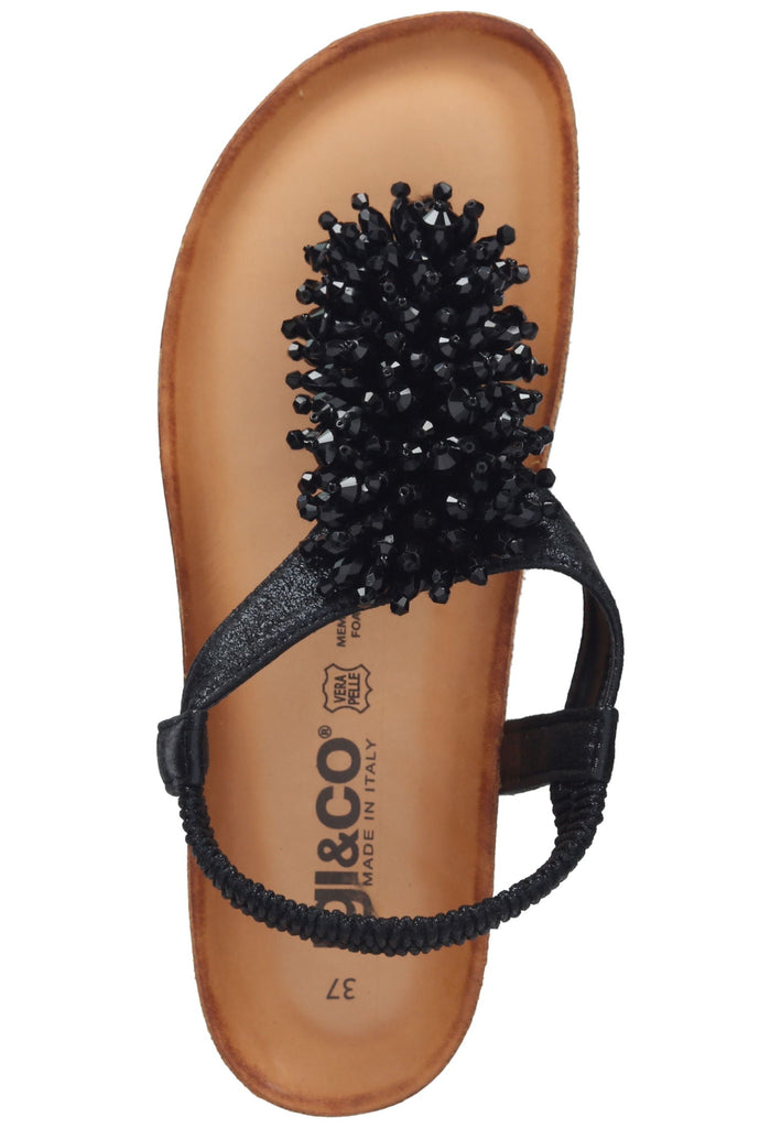 IGI&CO Zehensteg Leder Schwarz