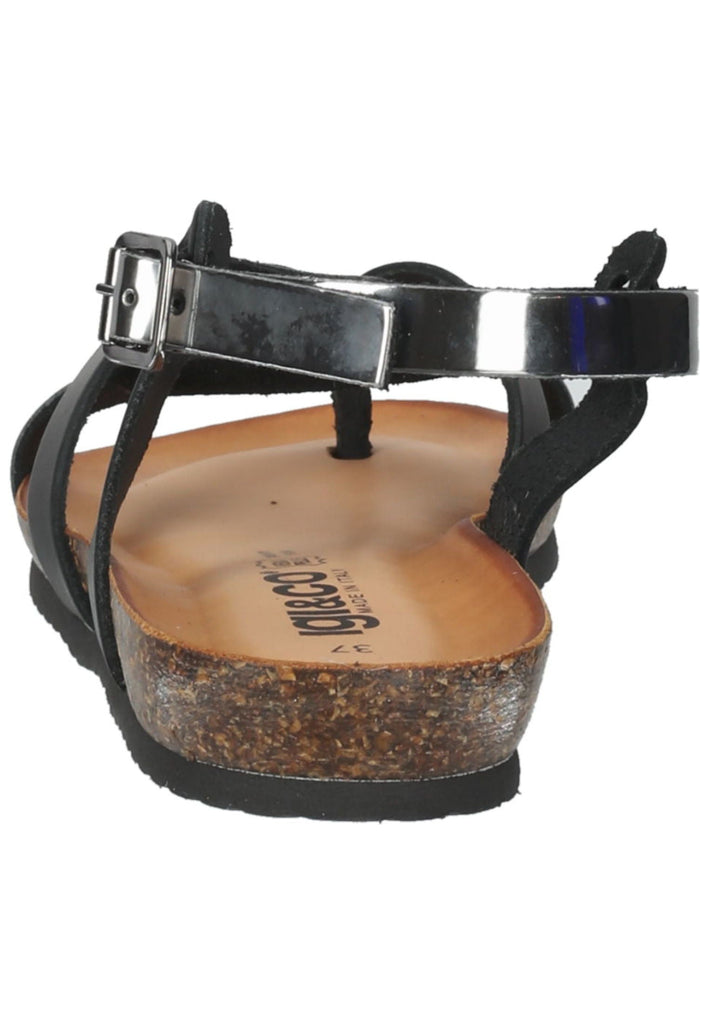 IGI&CO Zehensteg Leder Schwarz