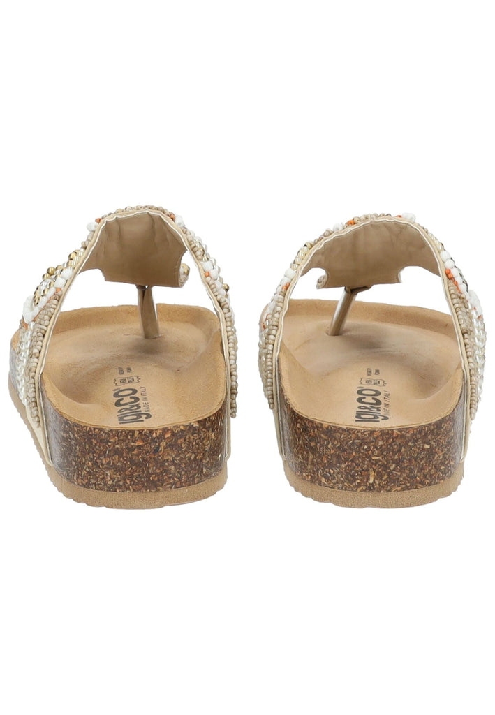 IGI&CO Zehensteg Leder/Synthetik Platin