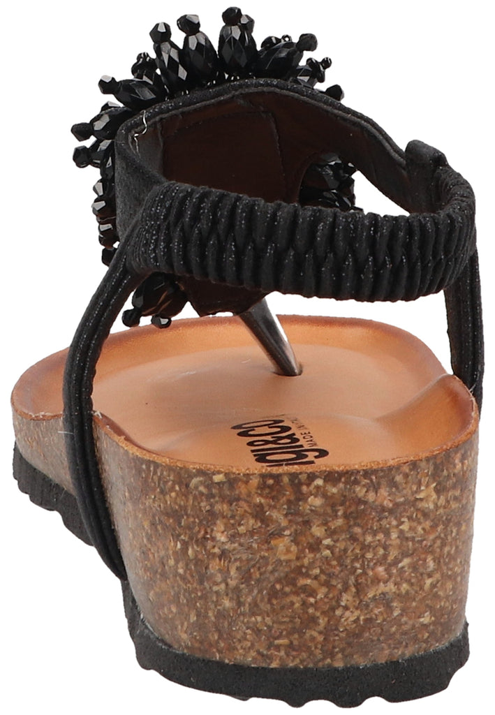 IGI&CO Zehensteg Lederimitat Schwarz