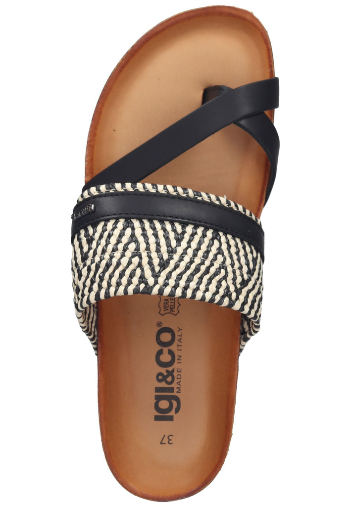 IGI&CO Zehensteg Naturfaser Schwarz