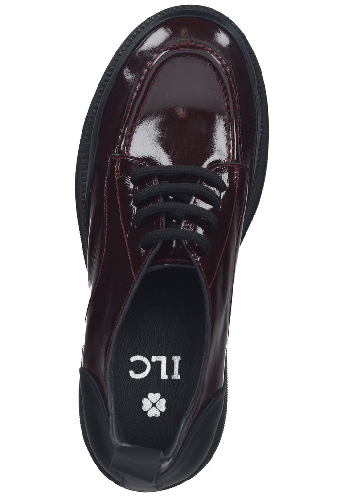 ILC Halbschuhe Leder Bordeaux