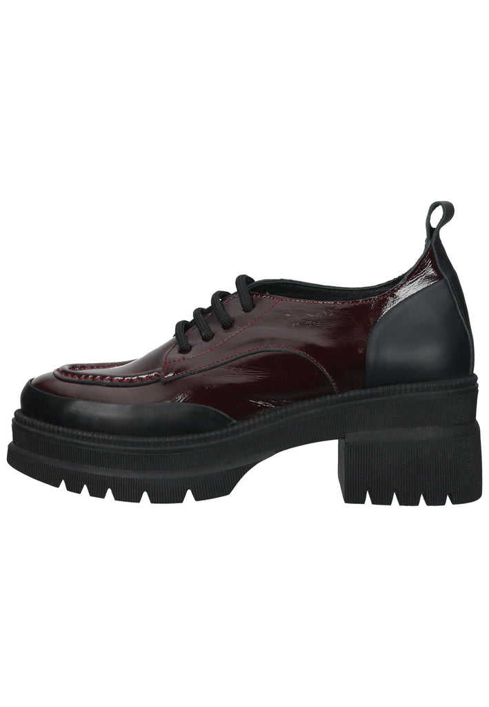 ILC Halbschuhe Leder Bordeaux