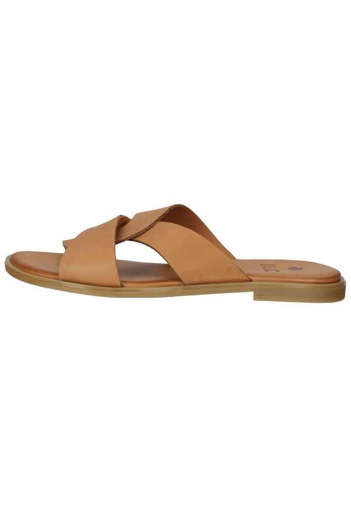 Pantoletten ILC Pantoletten Leder Braun