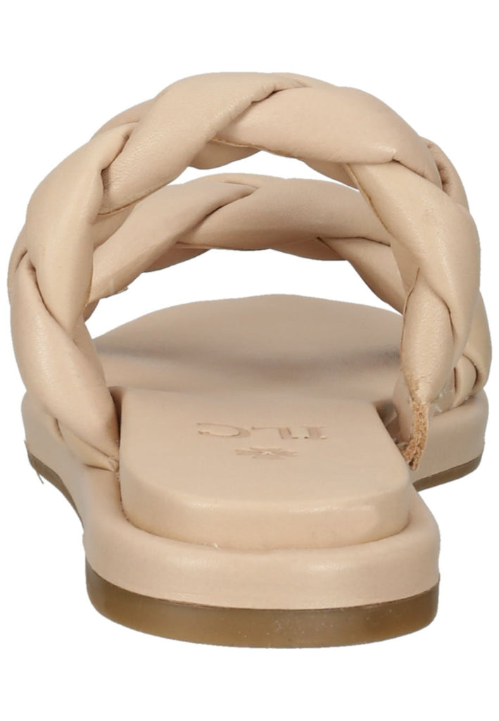 ILC Pantoletten Leder Beige