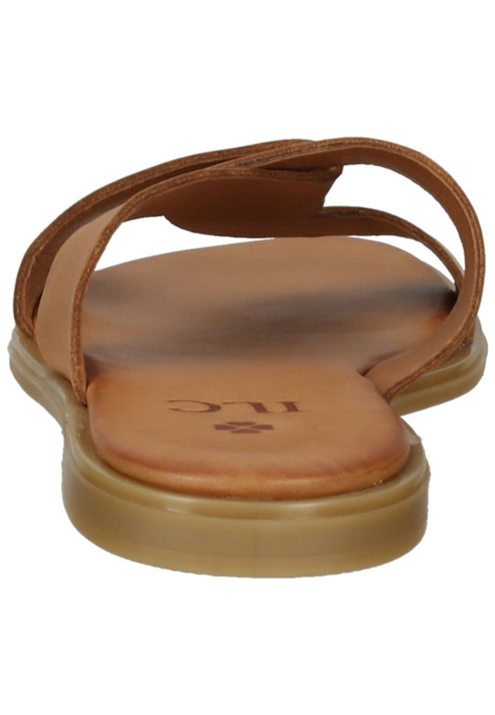 ILC Pantoletten Leder Braun