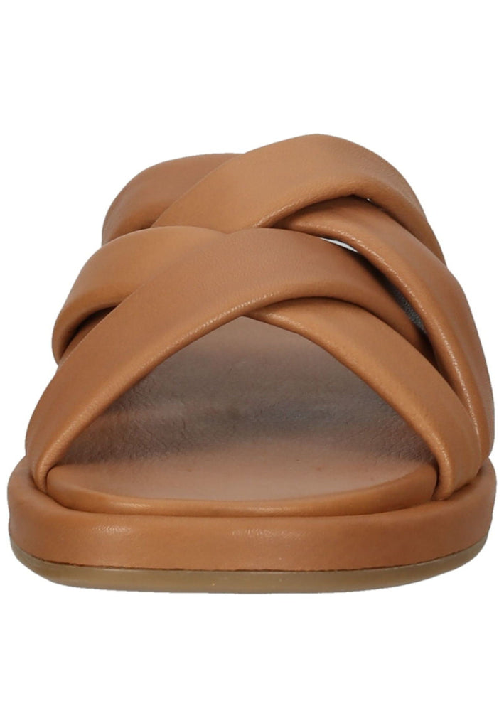 ILC Pantoletten Leder Cognac