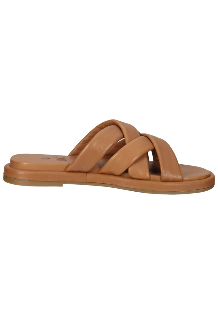ILC Pantoletten Leder Cognac