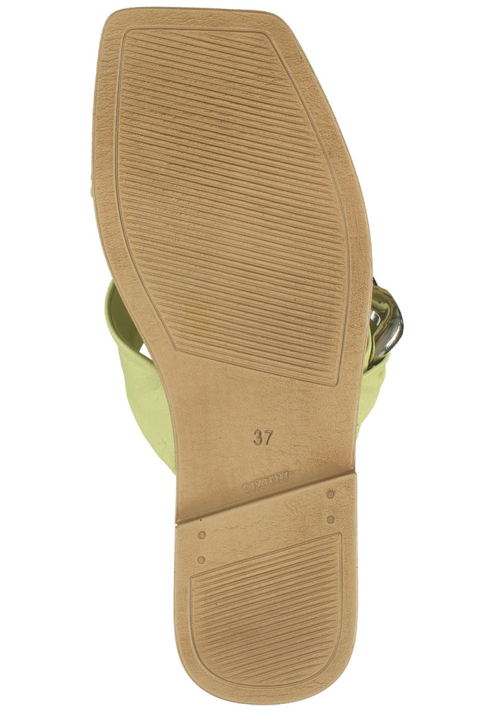 ILC Pantoletten Leder Hellgrün