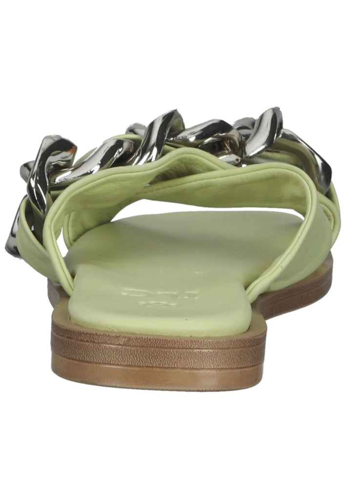ILC Pantoletten Leder Hellgrün