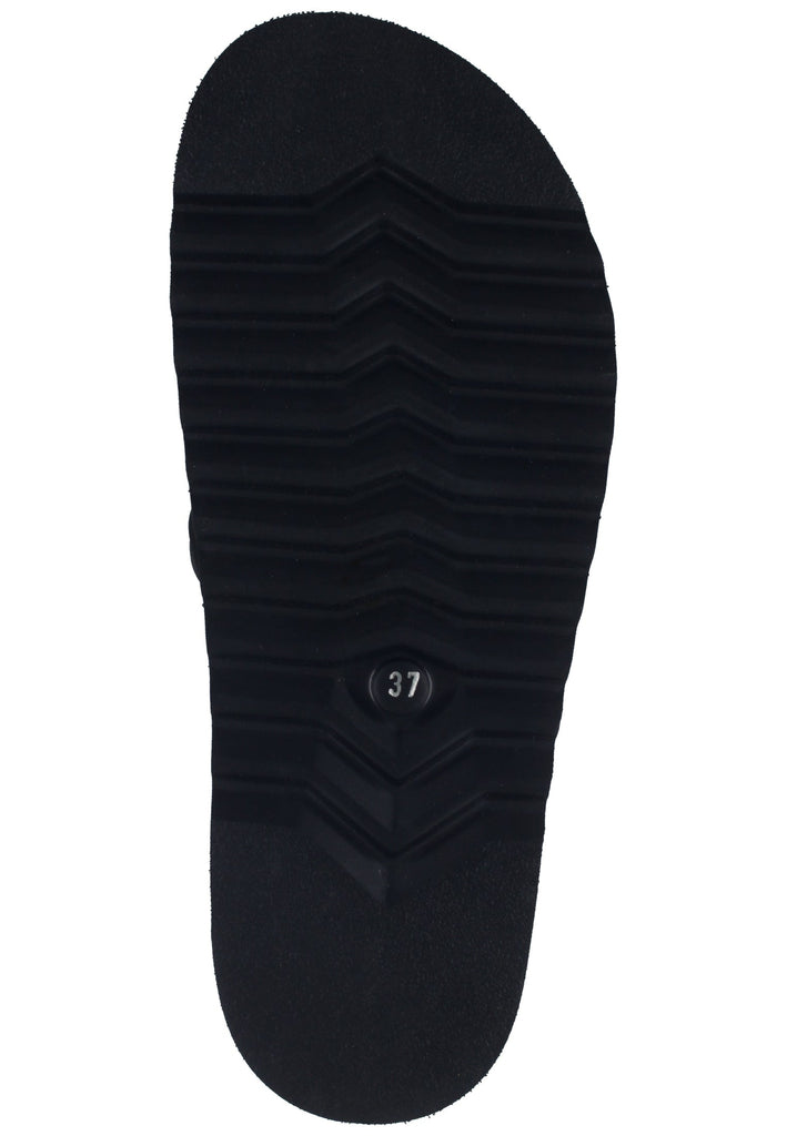 ILC Pantoletten Leder Schwarz