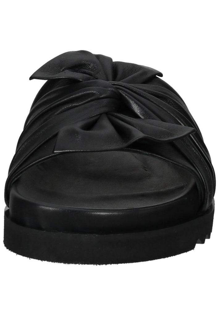 ILC Pantoletten Leder Schwarz