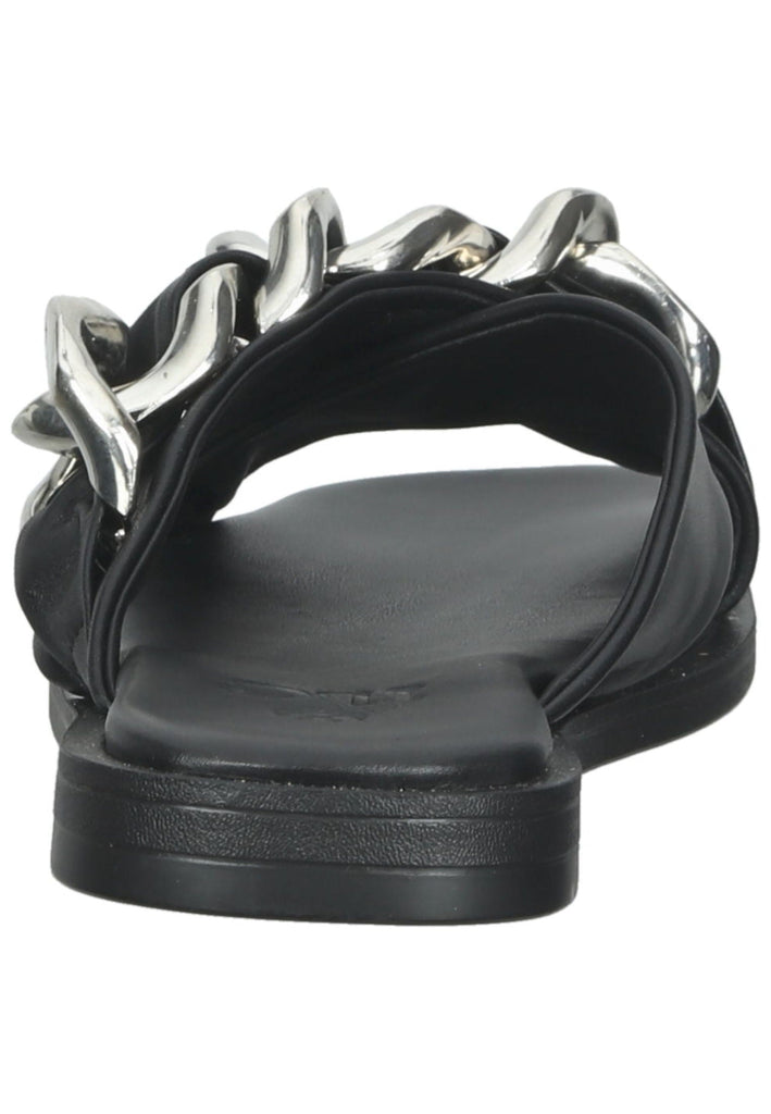 ILC Pantoletten Leder Schwarz