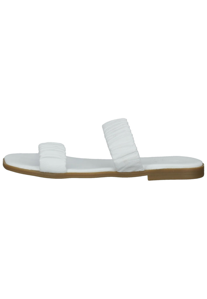 ILC Pantoletten Leder Weiß