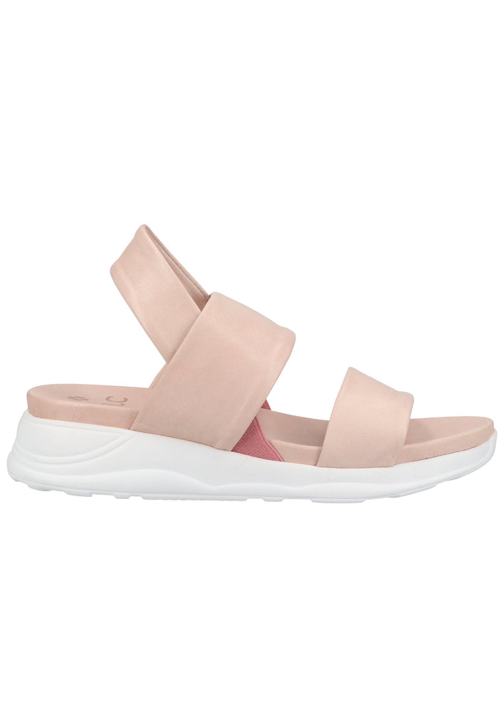 ILC Sandalen Leder/Textil Puder