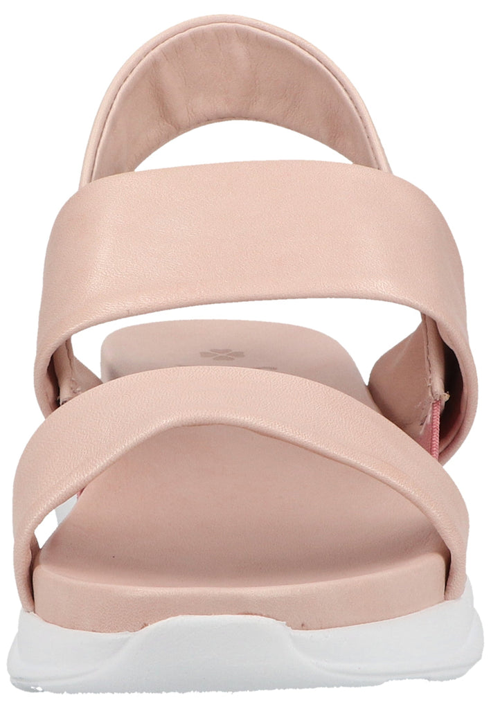 ILC Sandalen Leder/Textil Puder