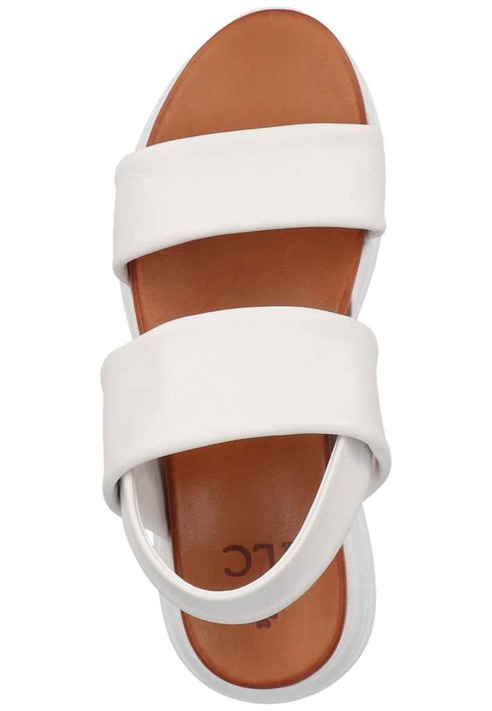 ILC Sandalen Leder/Textil Weiß