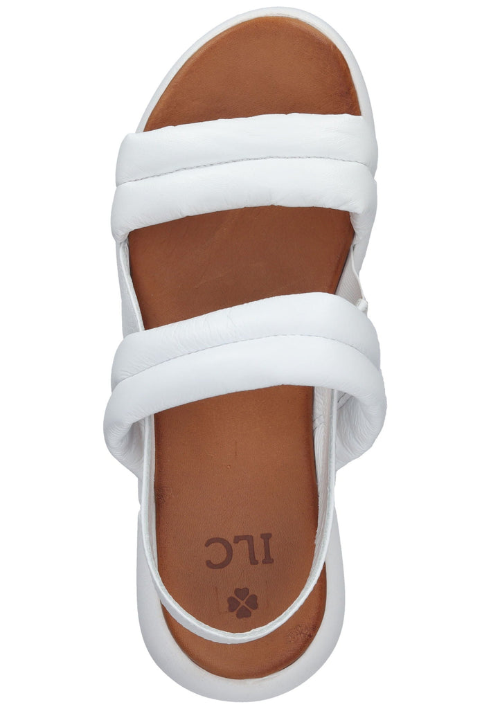 ILC Sandalen Leder Weiß
