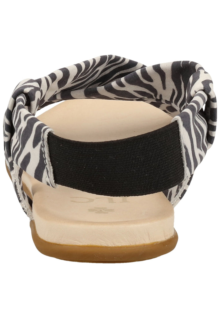 ILC Sandalen Leder Zebra