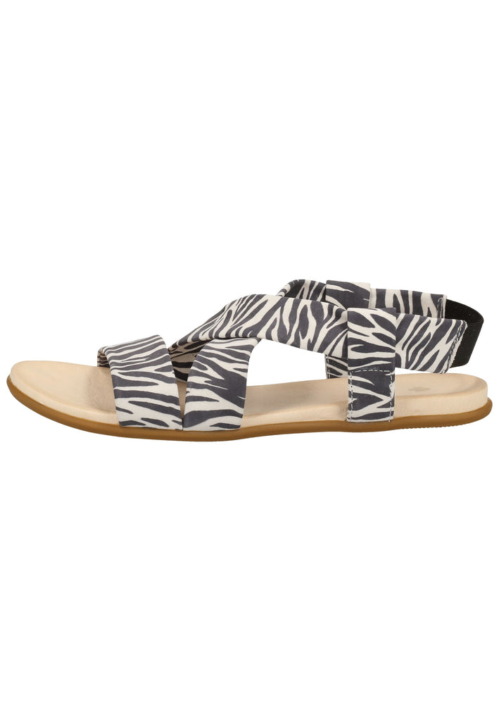 ILC Sandalen Leder Zebra