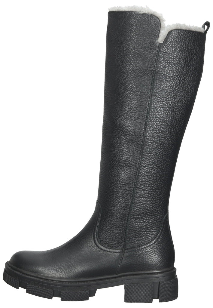 Stiefel ILC Stiefel Leder Schwarz Warmfutter