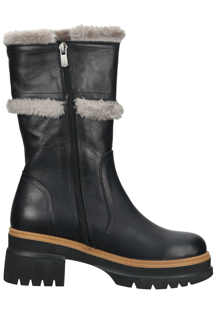 ILC Stiefel Leder Schwarz