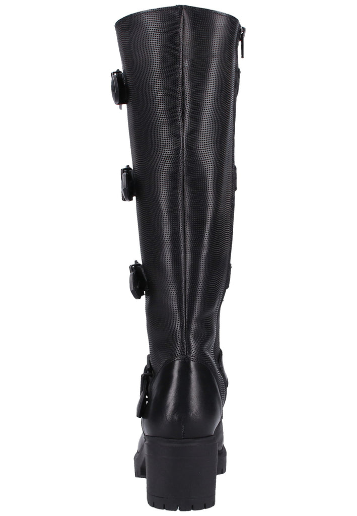 ILC Stiefel Leder Schwarz