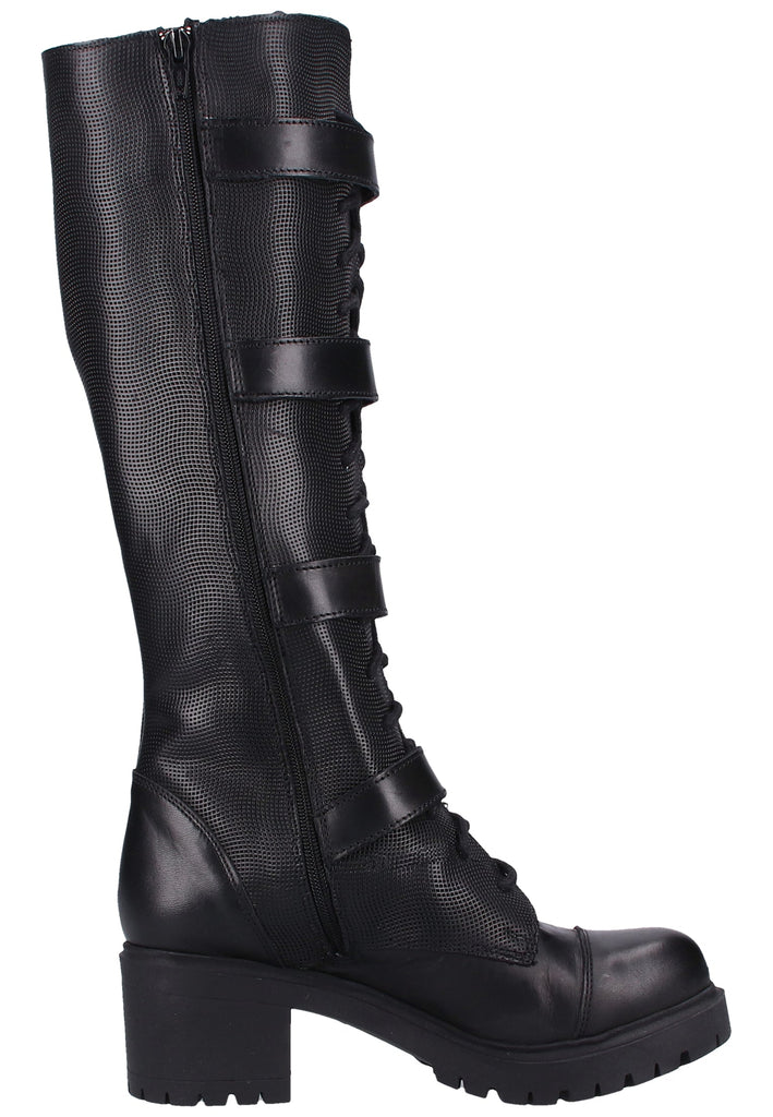 ILC Stiefel Leder Schwarz