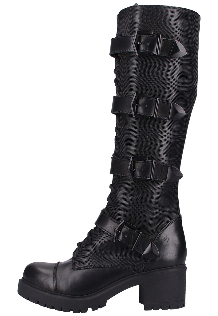 ILC Stiefel Leder Schwarz