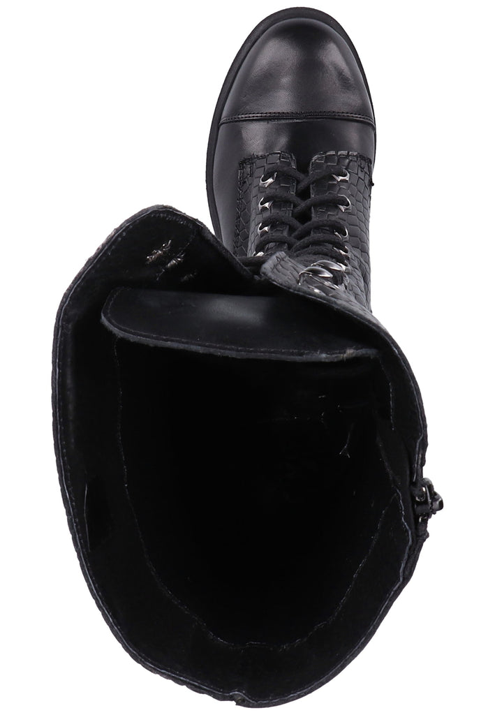 ILC Stiefel Leder Schwarz
