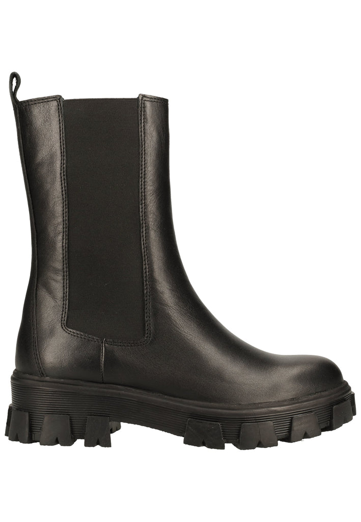 ILC Stiefel Leder/Textil Schwarz