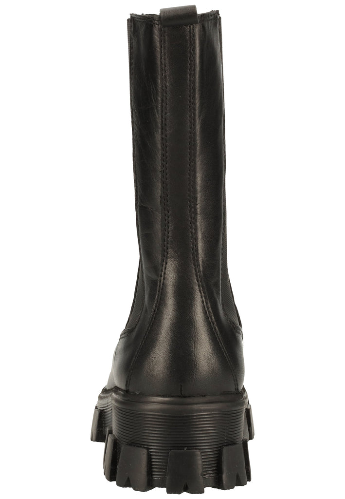 ILC Stiefel Leder/Textil Schwarz