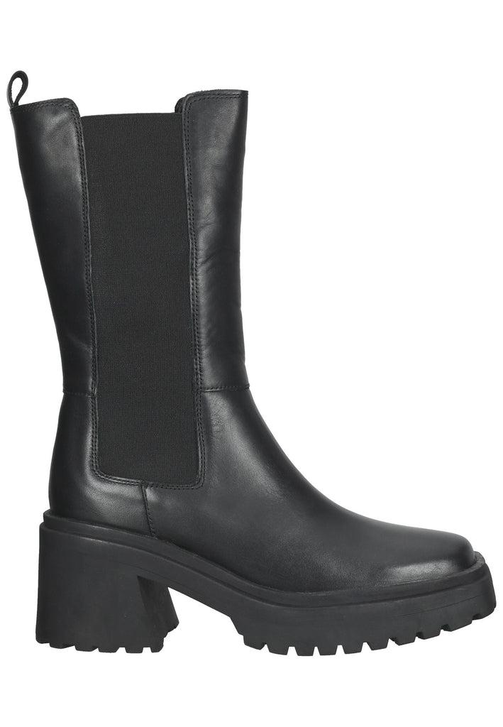 ILC Stiefel Leder/Textil Schwarz