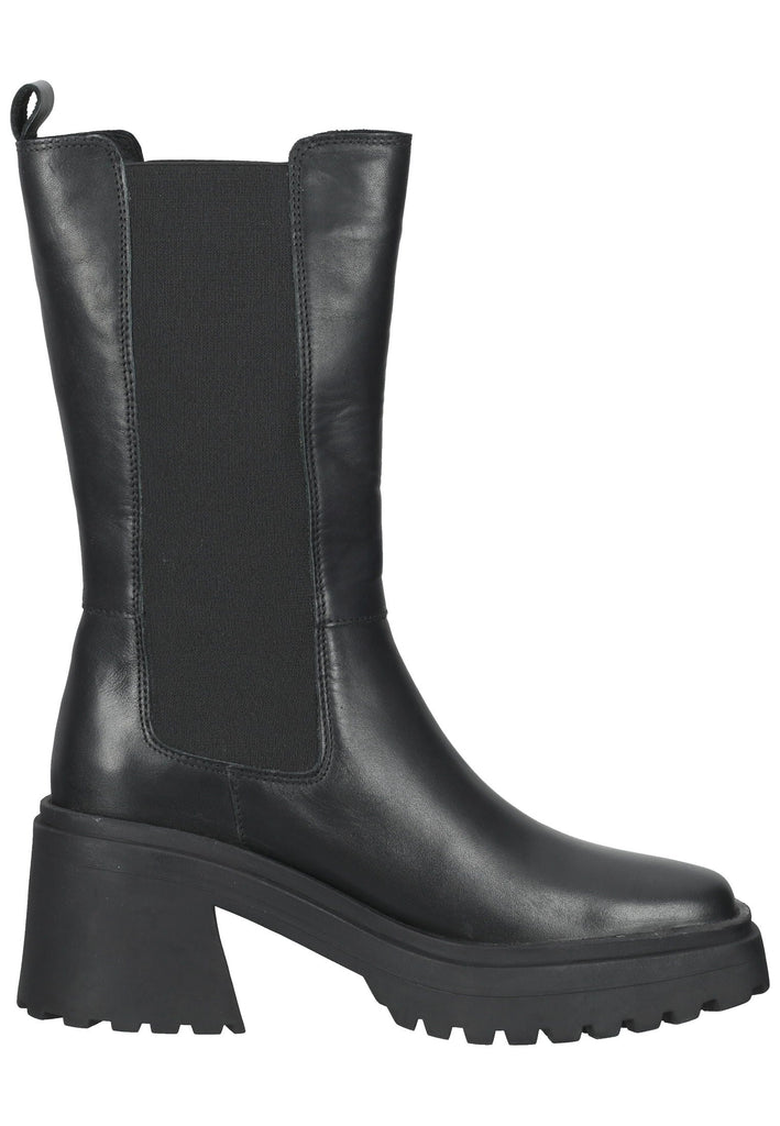 ILC Stiefel Leder/Textil Schwarz