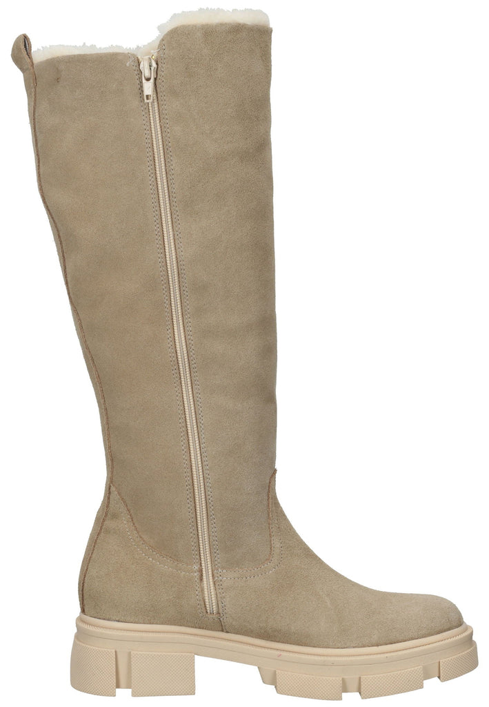 ILC Stiefel Veloursleder Taupe Warmfutter