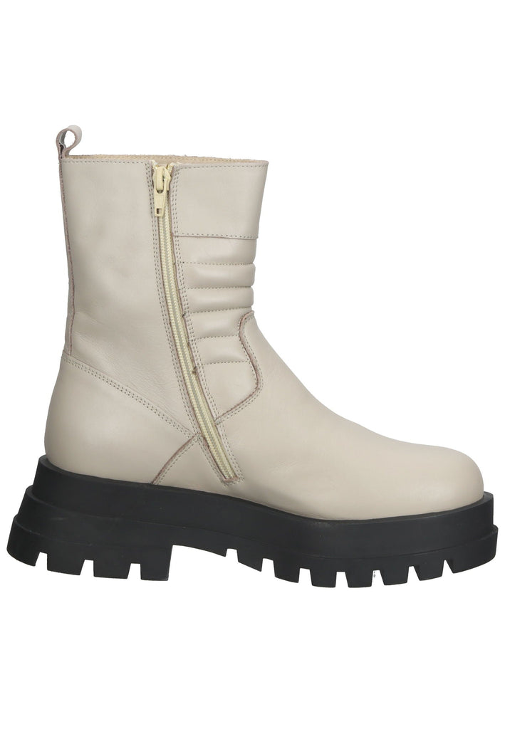 ILC Stiefelette Leder Beige/Schwarz