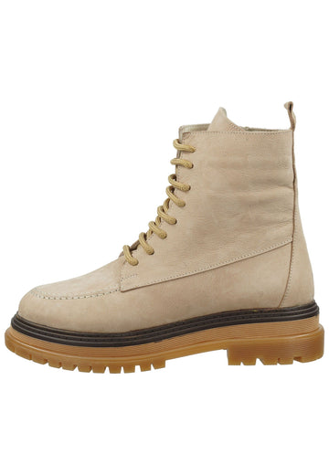 ILC Stiefelette Leder Beige Warmfutter
