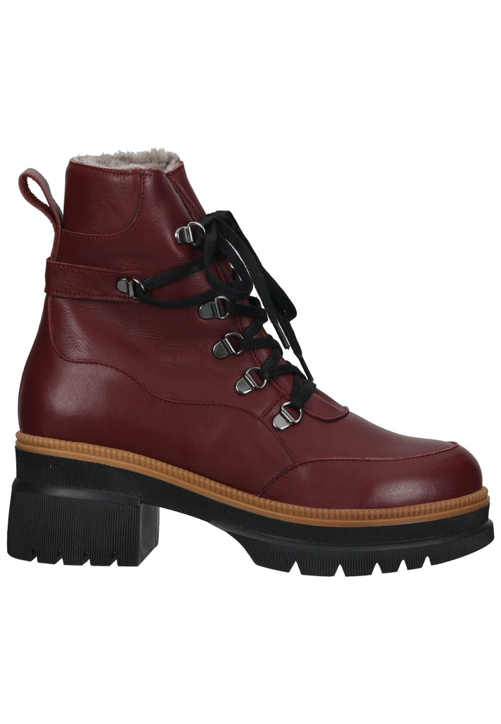 ILC Stiefelette Leder Bordeaux Warmfutter