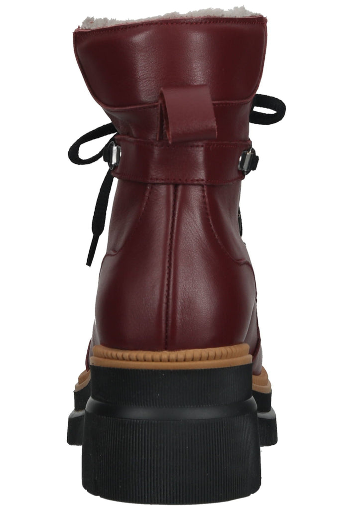 ILC Stiefelette Leder Bordeaux Warmfutter