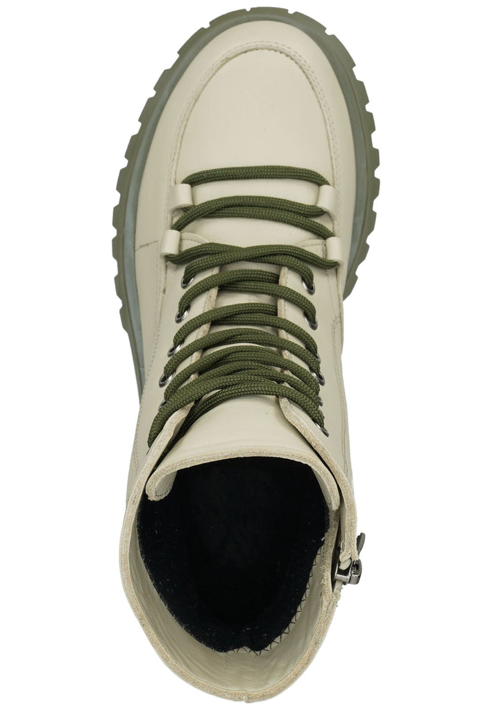 ILC Stiefelette Leder Cream Warmfutter