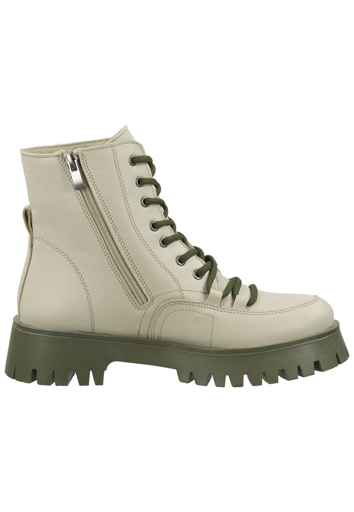 ILC Stiefelette Leder Cream Warmfutter