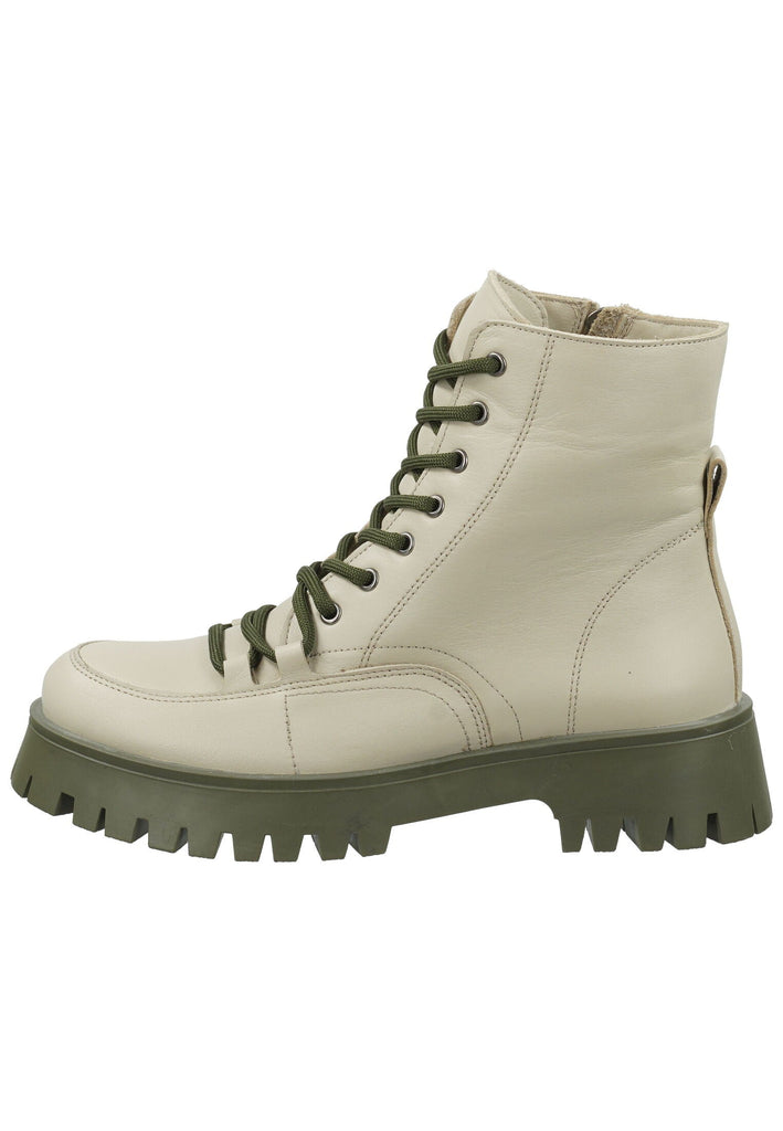 ILC Stiefelette Leder Cream Warmfutter